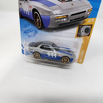 '89 Porsche 944 Turbo #45 * Silver/Blue * 2020 Hot Wheels Magnus Walker