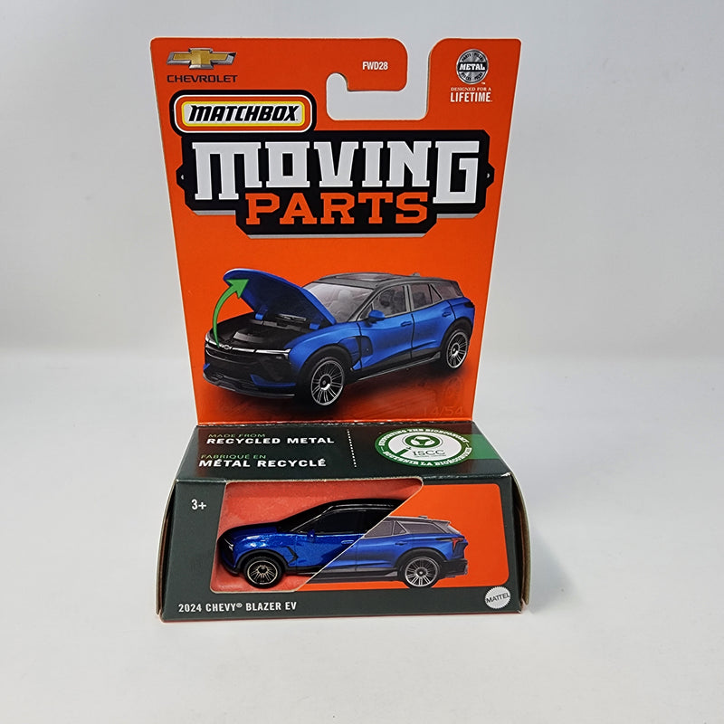 2024 Chevy Blazer EV * BLUE * 2024 Matchbox Moving Parts Case Q