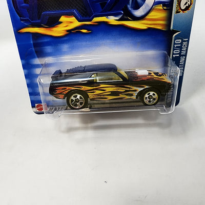 Mustang Mach 1 #193 * BLACK * 2003 Hot Wheels