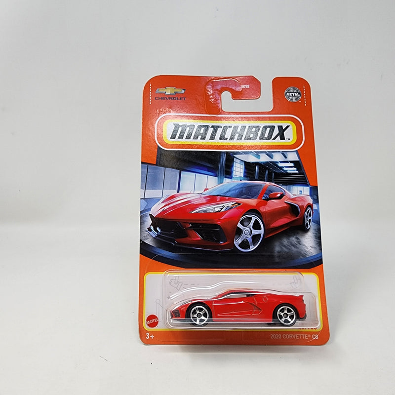 2020 Corvette C8 * RED * Matchbox Basic