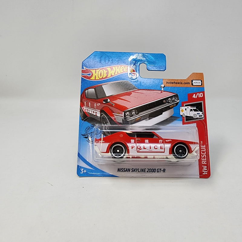 Nissan Skyline 2000 GT-R * Red * 2019 Hot Wheels SHORT CARD