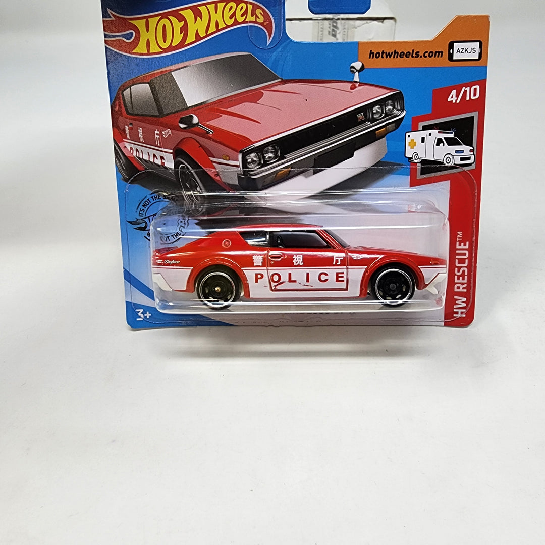 Hot wheels nissan skyline 2000 gtr police online