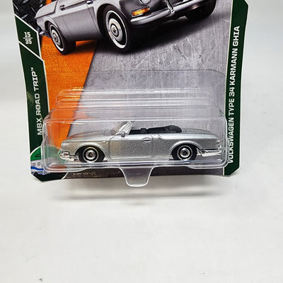 Volkswagen Type 34 Karmann Ghia * Silver * Matchbox Basic