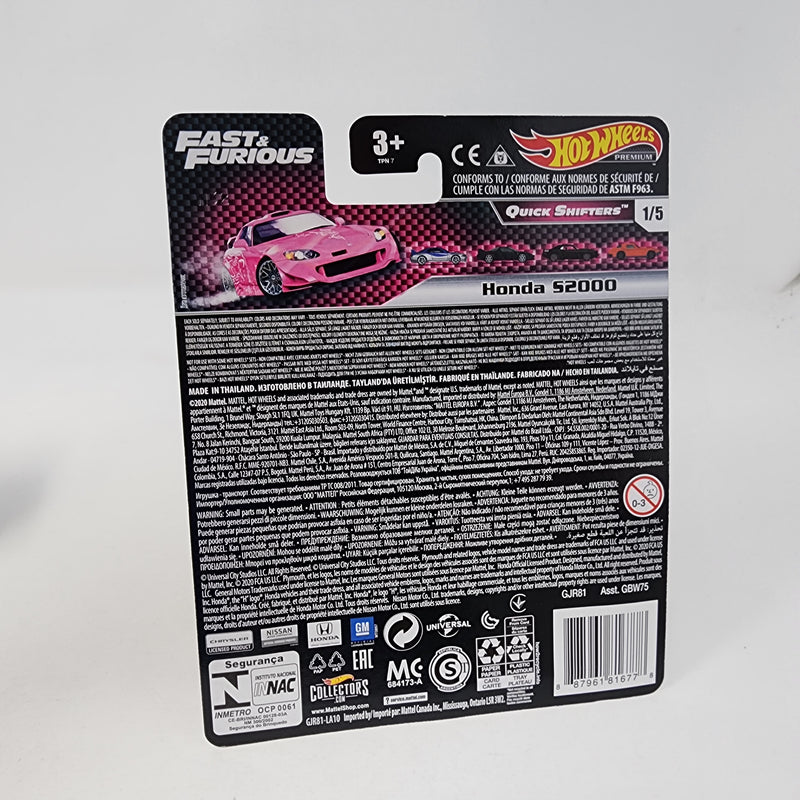 Honda S2000 * Hot Wheels Fast & Furious Quick Shifters