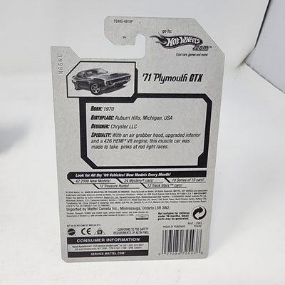 '71 Plymouth GTX * Kmart Only Grey * 2009 Hot Wheels