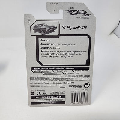 '71 Plymouth GTX * Kmart Only Grey * 2009 Hot Wheels