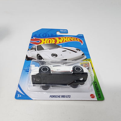 Porsche 993 GT2 #174 * White * 2021 Hot Wheels