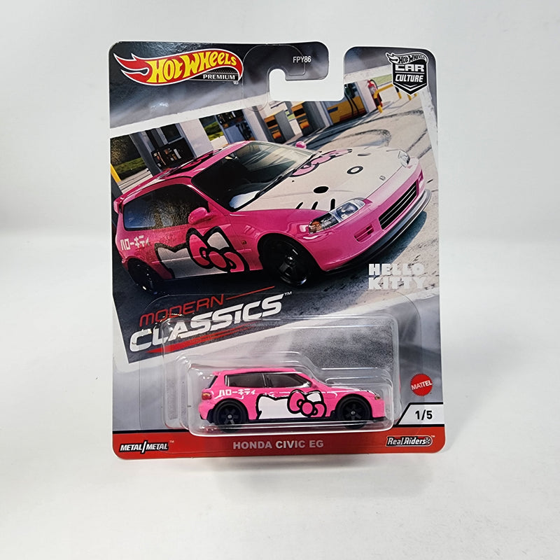 Honda Civic EG Hello Kitty * Hot Wheels Car Culture Modern Classics