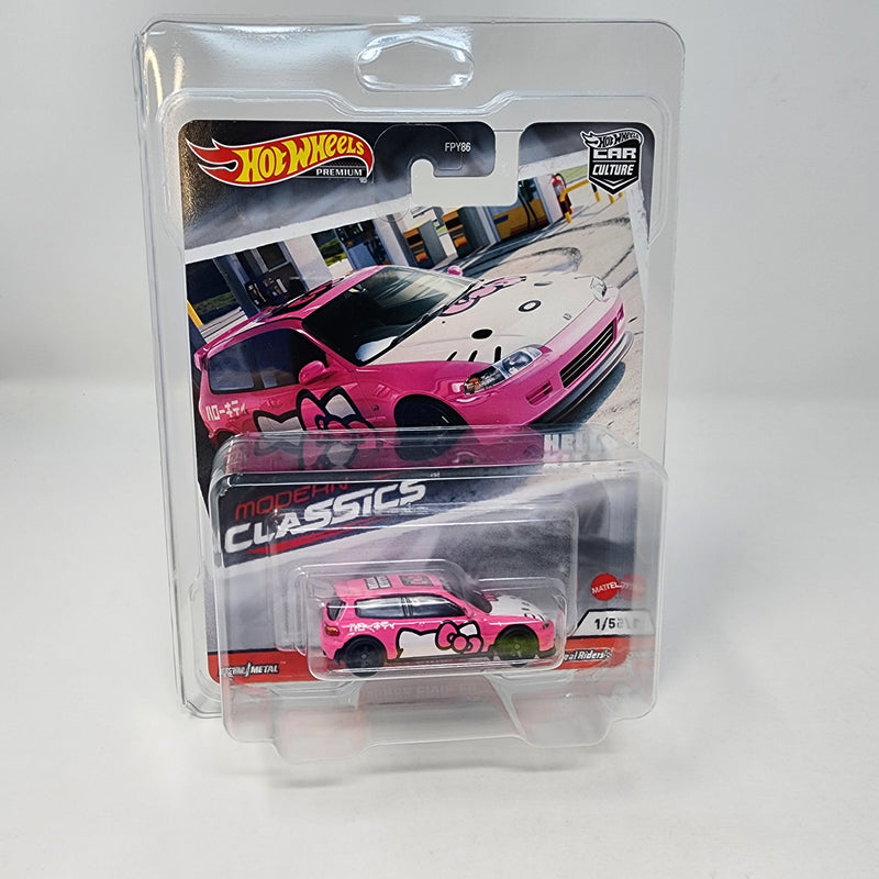 Honda Civic EG Hello Kitty * Hot Wheels Car Culture Modern Classics