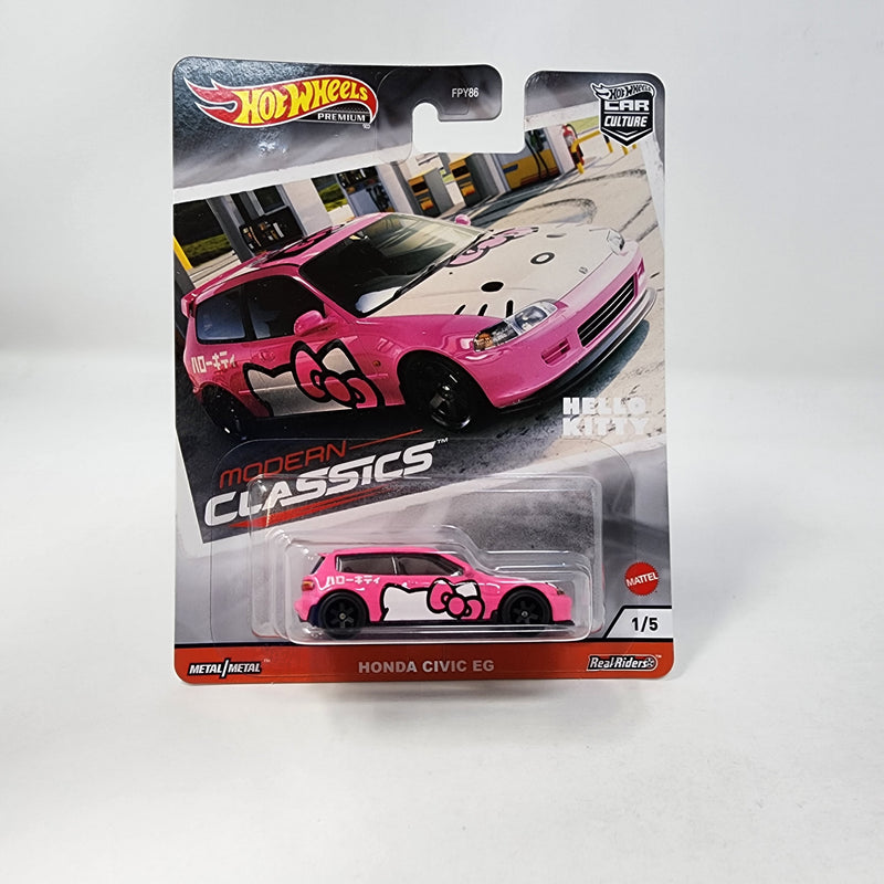 Honda Civic EG Hello Kitty * Hot Wheels Car Culture Modern Classics