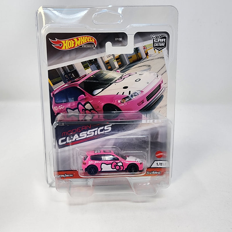 Honda Civic EG Hello Kitty * Hot Wheels Car Culture Modern Classics