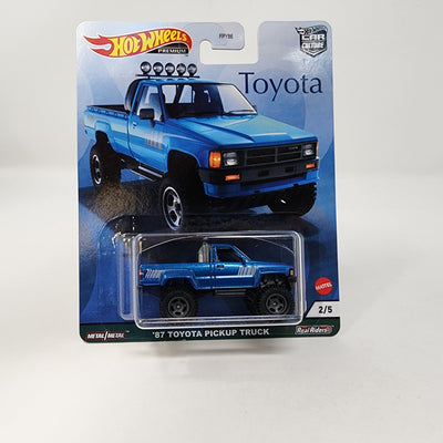 '87 Toyota Pickup Truck * Blue * Hot Wheels Car Culture Toyota Series