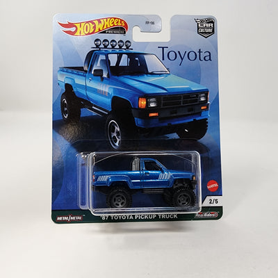 '87 Toyota Pickup Truck * Blue * Hot Wheels Car Culture Toyota Series