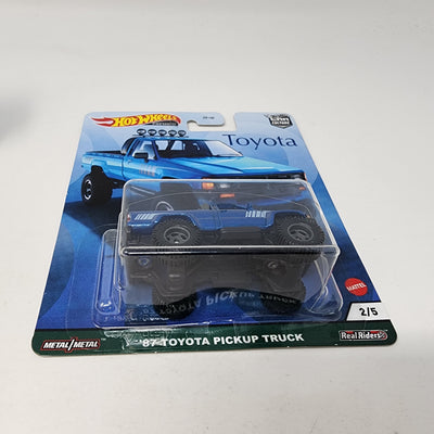 '87 Toyota Pickup Truck * Blue * Hot Wheels Car Culture Toyota Series