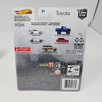 '87 Toyota Pickup Truck * Blue * Hot Wheels Car Culture Toyota Series