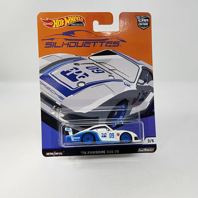 '78 Porsche 935-78 * White * Hot Wheels Car Culture Silhouettes