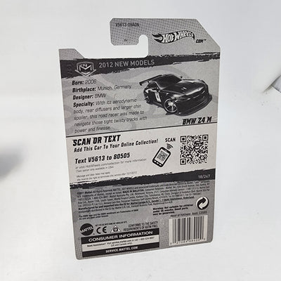 BMW Z4 M #18 * BLACK * 2012 Hot Wheels