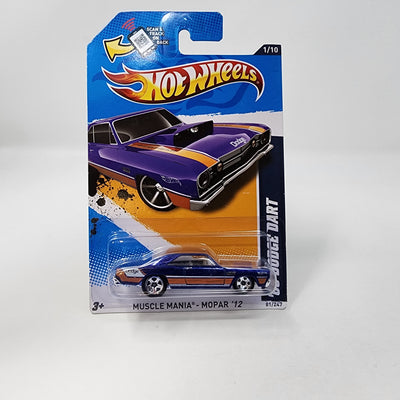 '68 Dodge Dart * Variation Large Rear Tire * 2012 Hot Wheels