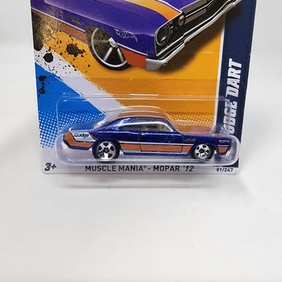 '68 Dodge Dart * Variation Large Rear Tire * 2012 Hot Wheels