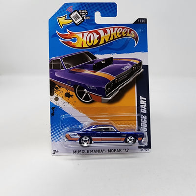 '68 Dodge Dart * Variation Large Rear Tire * 2012 Hot Wheels