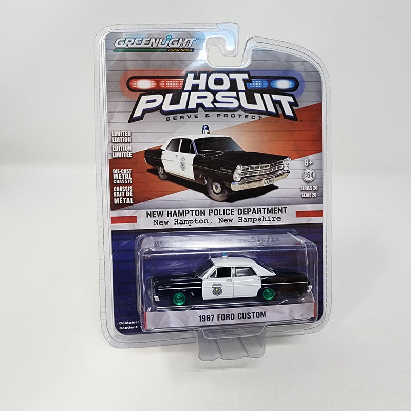 1967 Ford Custom * Greenlight Hot Pursuit * Chase Green Machine