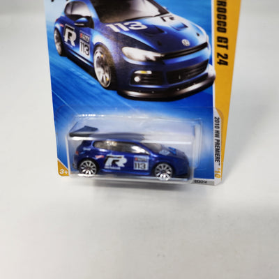 Scirocco GT 24 #33 * Blue * 2010 Hot Wheels PREMIERE