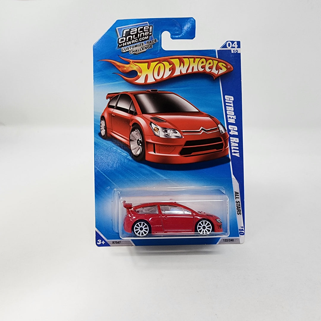 Citroen C4 Rally 122 RED 2010 Hot Wheels Wheelcollectors LLC