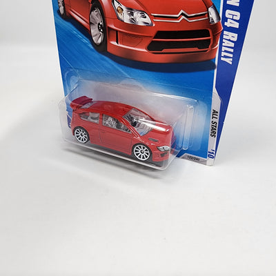 Citroen C4 Rally #122 * RED * 2010 Hot Wheels