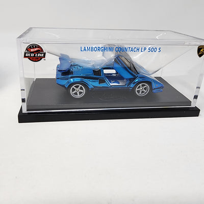 '82 Lamborghini Countach LP 500 S * Blue * Hot Wheels Red Line Club RLC