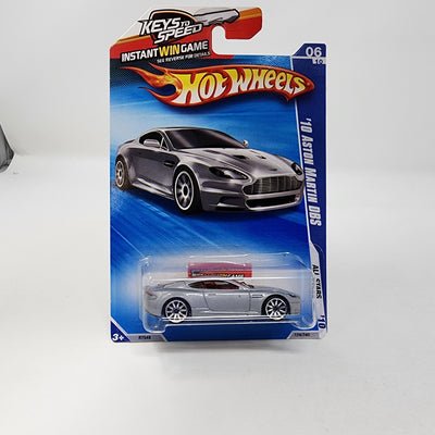 '10 Aston Martin DBS #124 * Silver * 2010 Hot Wheels