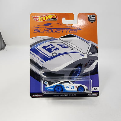 '78 Porsche 935-78 * White * Hot Wheels Car Culture Silhouettes