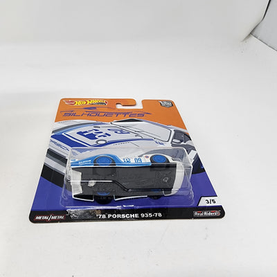 '78 Porsche 935-78 * White * Hot Wheels Car Culture Silhouettes