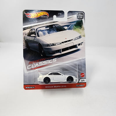 Nissan Silvia S14 * WHITE * Hot Wheels MODERN CLASSICS 2 Car Culture