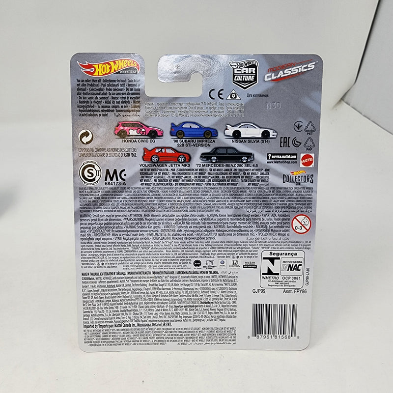 Nissan Silvia S14 * WHITE * Hot Wheels MODERN CLASSICS 2 Car Culture