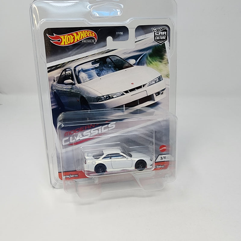 Nissan Silvia S14 * WHITE * Hot Wheels MODERN CLASSICS 2 Car Culture