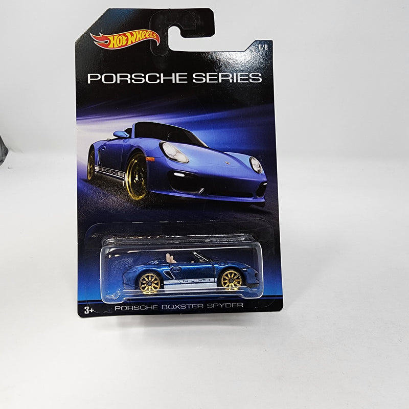 Porsche Boxster Spyder 6/8 * Hot Wheels Porsche series Walmart Only