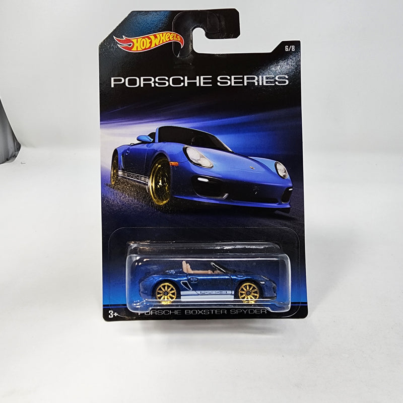 Porsche Boxster Spyder 6/8 * Hot Wheels Porsche series Walmart Only