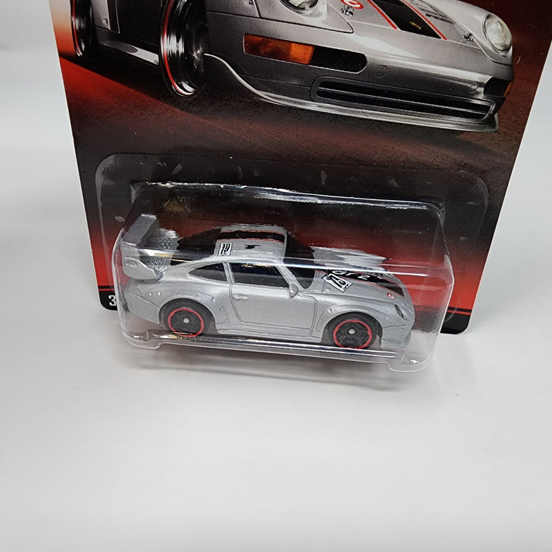 Porsche 993 GT2 * Silver * Hot Wheels Porsche series Walmart Only