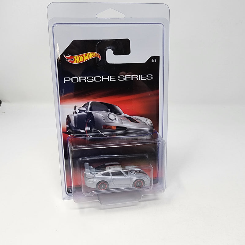 Porsche 993 GT2 * Silver * Hot Wheels Porsche series Walmart Only