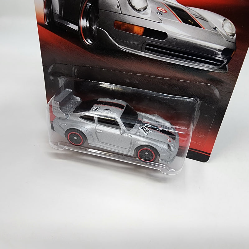 Porsche 993 GT2 * Silver * Hot Wheels Porsche series Walmart Only