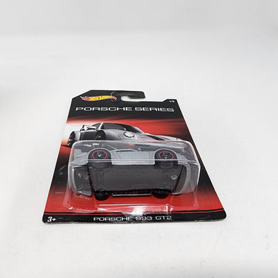 Porsche 993 GT2 * Silver * Hot Wheels Porsche series Walmart Only