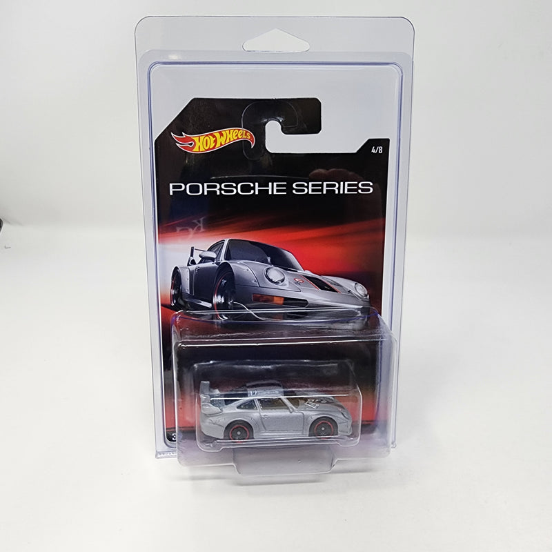 Porsche 993 GT2 * Silver * Hot Wheels Porsche series Walmart Only