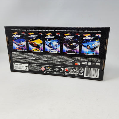 Collectors Box Set of 5 Cars * Hot Wheels Fast & Furious Fast Imports