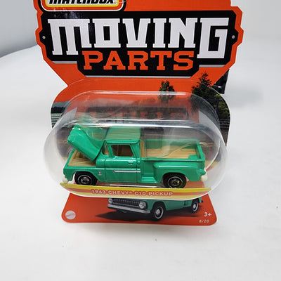 1963 Chevy C10 Pickup * Green * Matchbox Moving Parts