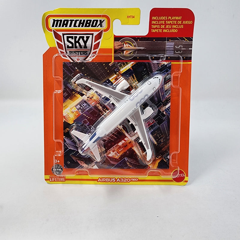 Airbus A320 neo * 2024 Matchbox Sky Busters New!! Case M