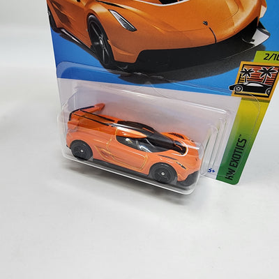 2020 Koenigsegg Jesko #184 * ORANGE * 2024 Hot Wheels Case Q