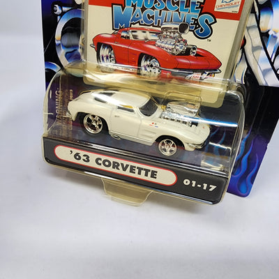 '63 Corvette White * Muscle Machines