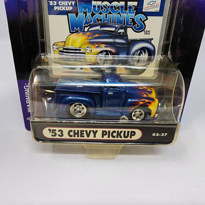 '53 Chevy Pickup Blue * Muscle Machines