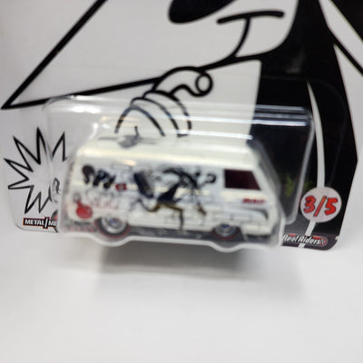 '66 Dodge A100 Spy MAD * WHITE * Hot Wheels Pop Culture