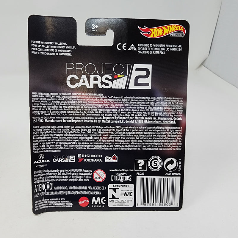 Acura NSX GT3 Project Cars 2 * Hot Wheels  Retro